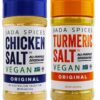 JADA Spices Chicken Salt Spice and Seasoning - Original, Turmeric Salt - Vegan, Keto & Paleo Friendly - Perfect for Cooking, BBQ, Grilling, Rubs, Popcorn and more 39 81Q5 iUtIpL