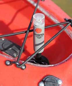 Propel Paddle Gear Portable Safety Strobe Light for Kayak & Boats | 3 Modes | 360 Degrees Light Output | Water Resistant Switch | Heavy Duty Locking Pin | Boating Accessory 12 81Q547lQ3PL