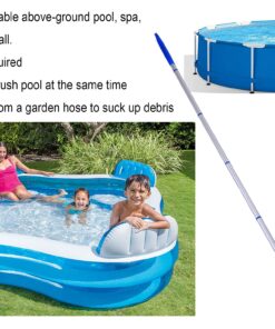 Perfect Pools Pool Spa Jacuzzi Pond Mini Jet Vac Vacuum Cleaner w/ Brush, Bag, and 4' Pole 27 81Q5NCXo6kL