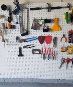 Hiltex 53106 Pegboard Hook Assortment Set, 50 Piece Heavy Duty, Pegboard Hooks for Tools, Garage & Workshops Hooks and Holders, Accessories for Craft Room, Wall Storage Shelving Peg Hooks 50 Piece: Hooks 37 81Q806JuD8L 1