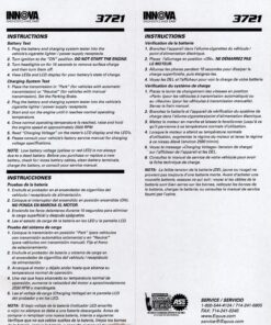 Innova 3721 Battery and Charging System Monitor Limited Edition 43 81Q8ox90 1L