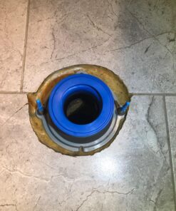 Danco 10879 All-in-One Toilet Installation Kit with Perfect Seal Wax Ring & Zero Cut Bolts, Blue and Gray, 1-Pack 1 Pack 45 81Q9FWOq3dL