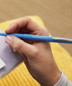 Paper Mate Flair Felt Tip Pens, Medium Point (0.7mm), Blue, 12 Count 17 81QA956gvL