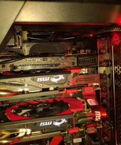 NZXT CB-LED20-RD 2-Metres Light Sensitivity Sleeved LED Kit (Red) Red 39 81QAf 5I4L