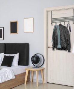 Deco Brothers Over The Door Hook Organizer with 6 Hooks, Silver 25 81QBG6ou6aL