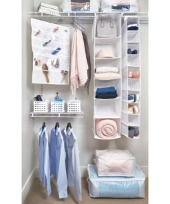 iDesign Axis Metal Loop Scarf Hanger, No Snag Closet Organization Storage Holder for Scarves, Men's Ties, Women's Shawls, Pashminas, Belts, Accessories, Clothes, 18 Loops ,0.3" x 9.9" x 11.2", Chrome 26 81QBaJihbRL