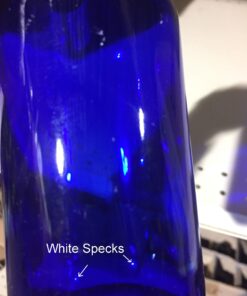 Cobalt Blue Soap Dispenser with Stainless Metal Pump - Blue 16oz Glass Lotion Bottle by Industrial Rewind 18 81QCWiB40mL