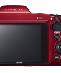 Nikon COOLPIX L840 Digital Camera with 38x Optical Zoom and Built-In Wi-Fi (Red) Red Base 32 81QFPKlLXaL