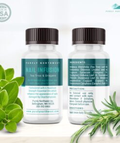 Extra Strength-100% All Natural Fungus Nail Solution for Toenail & Fingernails: Renew Thick, Broken & Discolored Nails Made by Purely Northwest -1fl.oz Tea Tree Oil 1 Fl Oz (Pack of 1) 26 81QGD5ZGaL
