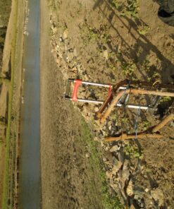 Magna Cart Personal 150 Pound Capacity Aluminum Folding Hand Truck with Telescopic Handle and Foldable Wheels for Industrial, Black and Red Black/Red 47 81QGOgAKIIL