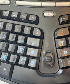 Microsoft Wired Natural Ergonomic Keyboard 4000, Retail Black 49 81QI2AEs1OL