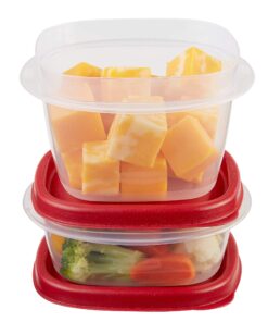 Alternative view of Rubbermaid Easy Find Lids Food Storage Containers, Racer Red, 6-Piece Set 6 piece