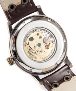 AMPM24 Men's Steampunk Mechanical Leather Bronze Skeleton Self-Winding Auto Wrist Wacth PMW198 18 81QLpdV PHL