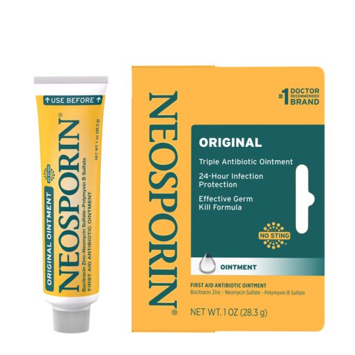 Neosporin Original Antibiotic Ointment, 24-Hour Infection Prevention for Minor Wound, 1 oz 1 Ounce