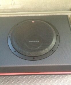 Rockford Fosgate Punch P300-12 Single 12" 300-Watt Amplified Subwoofer in Enclosure - Black 12 Inches Standard Packaging 42 81QOEphlAxL