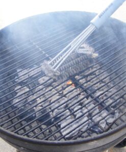 BEST BBQ Grill Brush Stainless Steel 18" Barbecue Cleaning Brush w/Wire Bristles & Soft Comfortable Handle - Perfect Cleaner & Scraper for Grill Cooking Grates 44 81QOFUQVa L