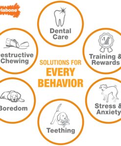 Nylabone Wishbone Power Chew Dog Toy Medium/Wolf (1 Count) Medium up to 35 lbs. 24 81QPw OQ9WL 1