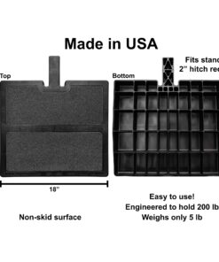 Otto Step Pet Ramp Step Helps Dogs Get in & Out of Car Van SUV | Portable Lightweight Dog Ramp | Simply Slide into 2 inch Trailer Hitch Receiver | No Tools Needed | Essential Pet Gear | Made in USA 26 81QPwDoMb6L