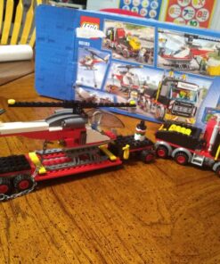 LEGO City Heavy Cargo Transport 60183 Toy Truck Building Kit with Trailer, Toy Helicopter and Construction Minifigures for Creative Play (310 Pieces) (Discontinued by Manufacturer) 37 81QRL2wK28L