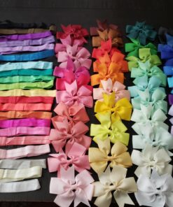 Mybigqueen 40Pcs 3'' Baby Hair Bows For Girls Grosgrain Boutique bow Clips For Teens Toddlers Kids Children infants 37 81QSLPOOqTL