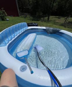 Perfect Pools Pool Spa Jacuzzi Pond Mini Jet Vac Vacuum Cleaner w/ Brush, Bag, and 4' Pole 41 81QSQE0n1IL