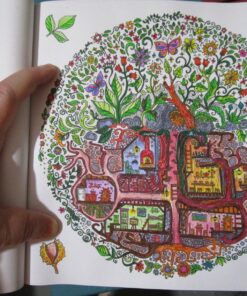 Secret Village - A Coloring Book Adventure: Beyond the Garden Gate, Beneath the Forest Floor, Among the Hollow Trees - A Mystery Endures! (Purse Sized ... & Inspirational for Ages 9 to Adult) 52 81QSfJCB1YL 1