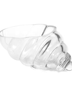 Hosley Glass Shell Vase 8 Inches Long Ideal Gift for Weddings Spa Aromatherapy Flower Arrangements Bowl for Orbs DIY Craft Projects LED Votive Candle Gardens O9 23 81QSht2vk1L