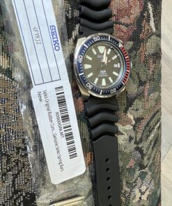 Seiko Original Rubber Curved Line Watch Band 22mm Divers Model and Genuine Seiko Spring Bars 39 81QUSuUP44L