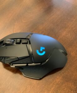 Logitech G502 Lightspeed Wireless Gaming Mouse with Hero 25K Sensor, PowerPlay Compatible, Tunable Weights and Lightsync RGB - Black 66 81QUnesxWjL