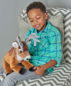 Alternative view of Wild Republic White-Tailed Buck Plush, Stuffed Animal, Plush Toy, Gifts for Kids, Cuddlekins 12 Inches