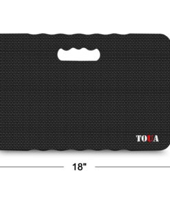 Large Kneeling Pad, High Density Foam Support Knee with Thick Kneeling Mat 17.8"x11"x1.5", Kneeler Pads for Work Gardening, Baby Bath, Yoga, Pray, Exercise, Fitness, 1 Pack BLACK 12 81QV92aKopL