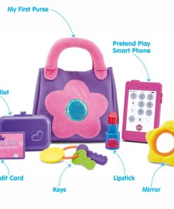 Alternative view of Kidoozie My First Purse, Fun and Educational, For Toddlers and Preschoolers, Encourages Safe Play , Pink CF My First Purse