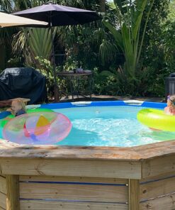 Intex Frost Tube Inflatable Sturdy Swim Pool, 36" (4-Pack) 17 81QZPug6cvL