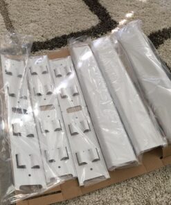 OmniMount OCM On-Wall Cable Management Covers, Paintable, Flat Design to Conceal up to 6 Cables, Set of Three, 3.25" x 18" Inches 40 81QZdk qt0L