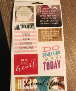 Me & My Big Ideas PPS-37 Pocket Pages Stickers 6 Sheets/Pkg-Love Yourself Original Version 52 81QaAEUMCbL 1