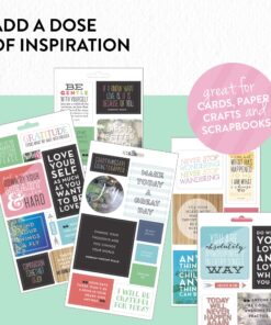 Me & My Big Ideas PPS-37 Pocket Pages Stickers 6 Sheets/Pkg-Love Yourself Original Version 30 81QbG12f1RL 1