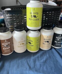 Ancestral Supplements Grass Fed Beef Kidney Supplement, 3000mg, DAO Enzyme Supplement, Kidney Support for Urinary and Histamine Health, Selenium, B12, Non GMO, 180 Capsules 180 Count (Pack of 1) 23 81QbZ4dQQ0L