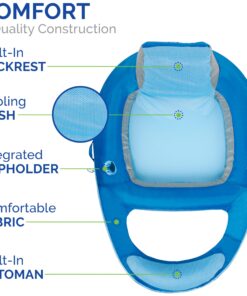 Kelsyus Spring Float Pool Lounger Chair, Light Blue Chaise 23 81QbaEcE7uL