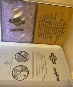 PetSafe ScoopFree Crystal Litter Tray Refills, Premium Blue Crystals, 3-Pack, Disposable Tray, Includes Leak Protection & Low Tracking Litter, Absorbs Odors On Contact 3 Trays 38 81QccVXBVUL 1