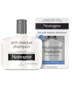 Neutrogena Anti-Residue Clarifying Shampoo, Gentle Non-Irritating Clarifying Shampoo to Remove Hair Build-Up & Residue, 6 Fl Ounce 6 Fl Oz (Pack of 1) 38 81Qctnh93BL