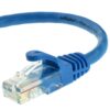 Mediabridge™ Ethernet Cable (25 Feet) - Supports Cat6 / Cat5e / Cat5 Standards, 550MHz, 10Gbps - RJ45 Computer Networking Cord (Part# 31-399-25X) Blue 15 81QerFqLubL 2