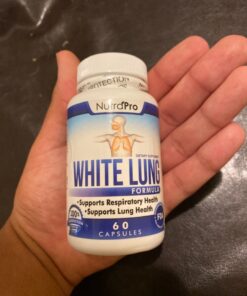 White Lung by NutraPro - Lung Cleanse And Detox.Support Lung Health. Supports Respiratory Health. 60 Capsule - Made in GMP Certified Facility. 21 81QhJVCDAL