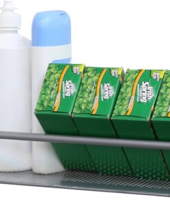 Simple Houseware Wall Mounted Spice Rack, Silver, Set of 2 30 81QhfNCeLFL