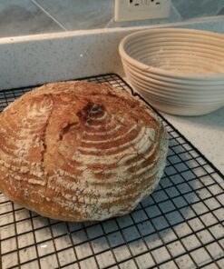 FORSUN Round Bread-Banneton-Proofing-Rising-Basket Rattan Brotform Bread Dough Set 8.5 inch for Home Bakers 8.5 inch Round bread proofing basket 34 81Qhgmd8v8L