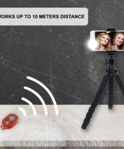 CamKix Camera Shutter Remote Control with Bluetooth Wireless Technology - Create Amazing Photos and Videos Hands-Free - Works with Most Smartphones and Tablets (iOS and Android) Red 20 81QhgpaEekL