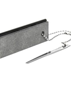 Alternative view of SE Waterproof Magnesium Firestarter Kit - Compact 2-in-1 Fire Starter with Flint, Serrated Striker, and Detachable Chain for Camping, Hiking, Survival, and Emergency Preparedness FS374 3" x 1"