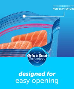 Ziploc Gallon Food Storage Freezer Bags, Grip 'n Seal Technology for Easier Grip, Open, and Close, 28 Count 28 Count (Pack of 1) 19 81QjXuCjrjL