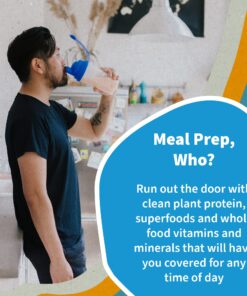 Garden of Life Vegan Protein Powder - Raw Organic Meal Replacement Shakes - Vanilla - Pea Protein, Greens and Probiotics for Women and Men, Plant Based Dairy Free All in One Shake, 28 Servings 2.32 Pound (Pack of 1) 35 81QkWDBFoIL