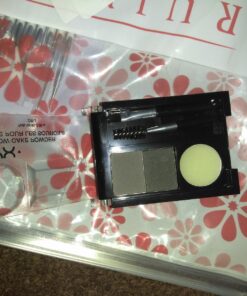 NYX PROFESSIONAL MAKEUP Eyebrow Cake Powder, Black/Gray 01 Black/Gray 5 Piece Set 35 81Qks6lRJgL