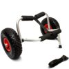 ABN Universal Kayak Carrier – Trolley for Carrying Kayaks, Canoes, Paddleboards, Float Mats, and Jon Boats 1 Pack
